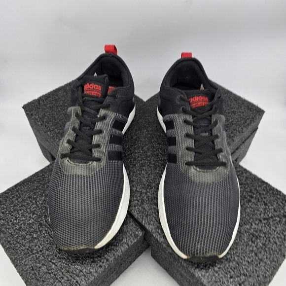 Adidas Men 13 Neo Cloudfoam Super Racer Black Grey Sneakers AW4163 main image 6